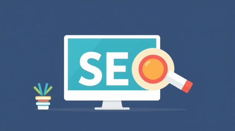 Illustration: Website SEO improvement steps.